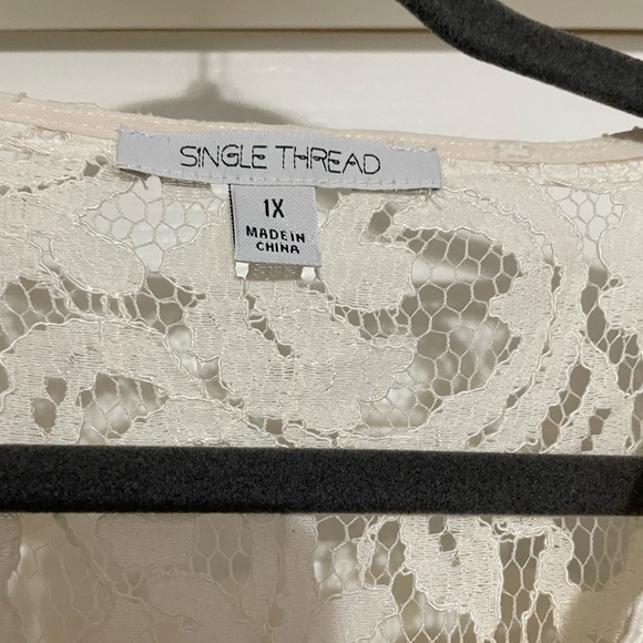 Nordstrom Single Thread Swiss Dot Lace Blouse - Picture 6 of 6